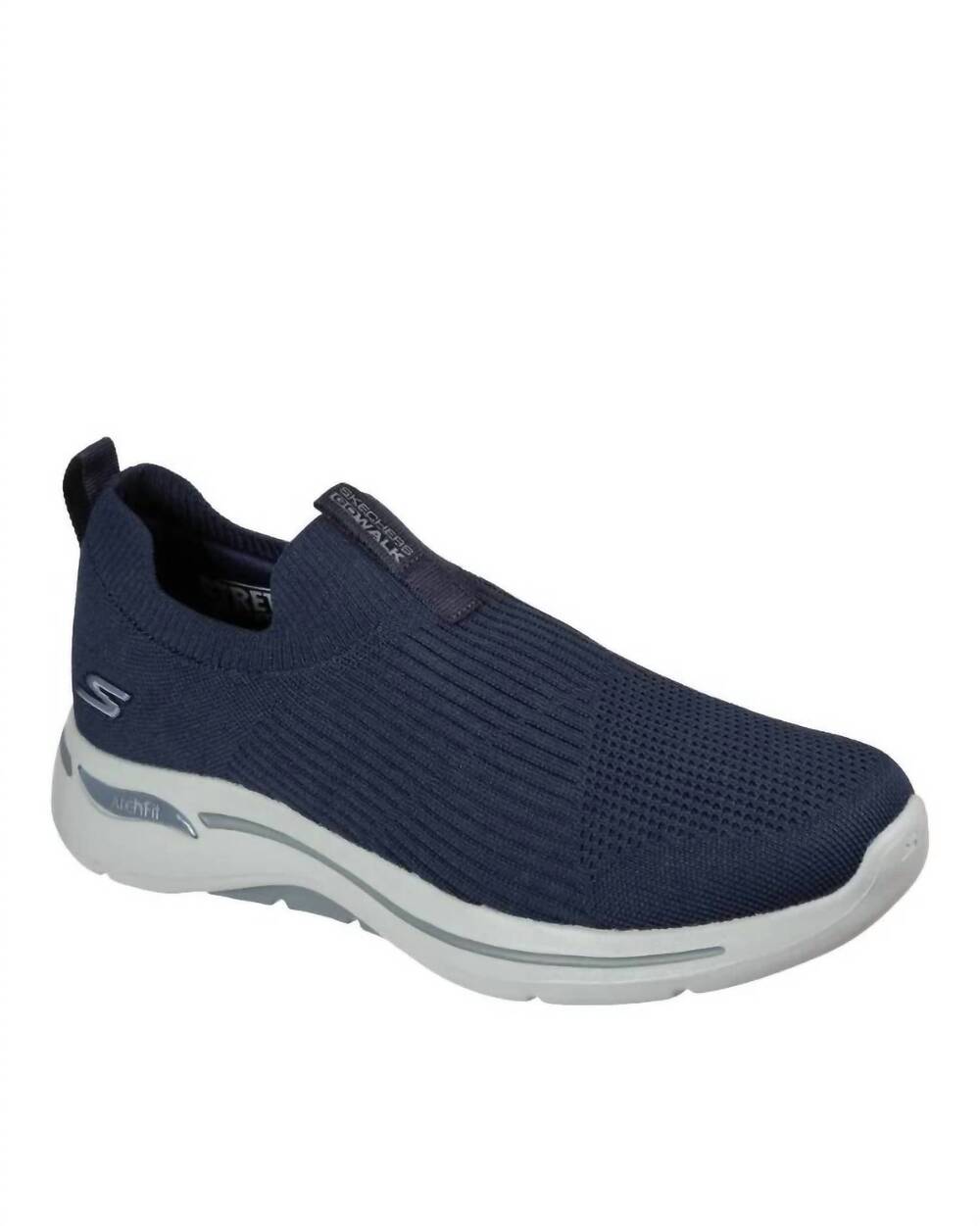 NEW SKECHERS men's go walk arch fit sneakers in navy